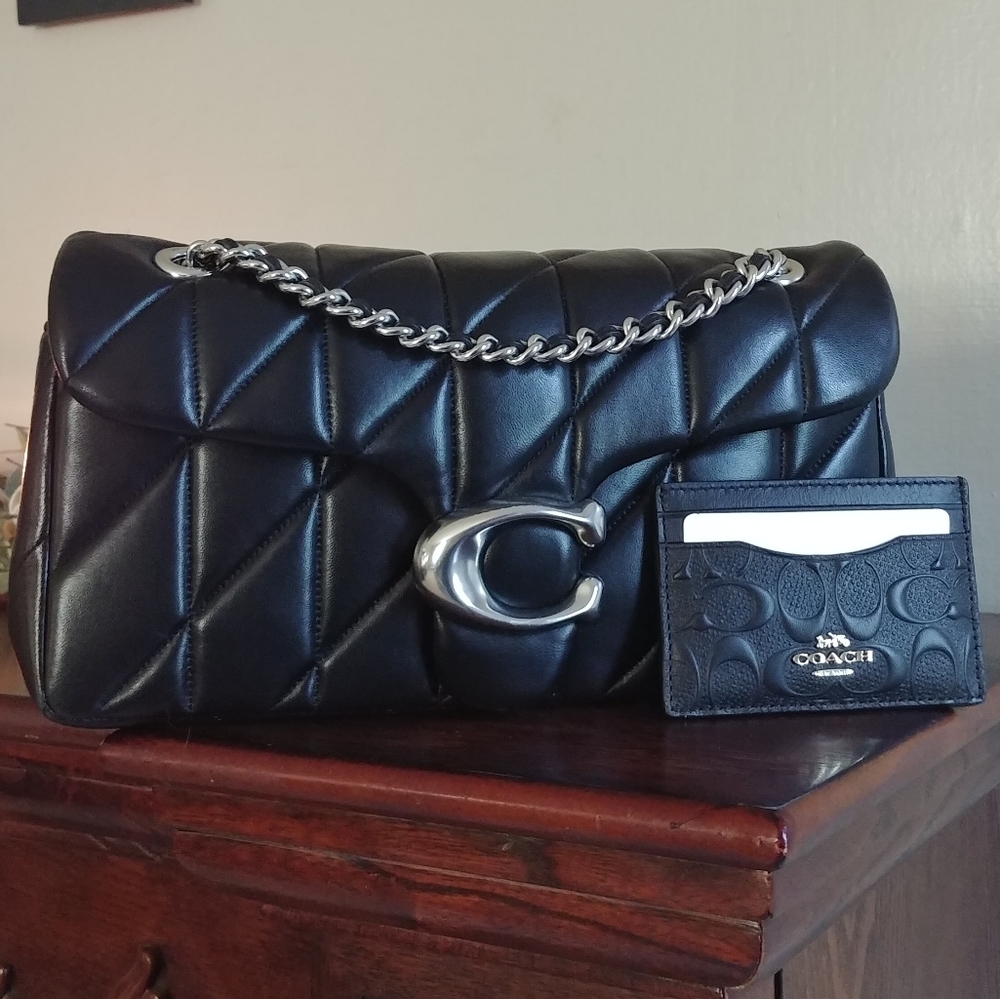 🔥FLASH SALE🔥COACH Quilted Tabby and Signature Card Holder🔥